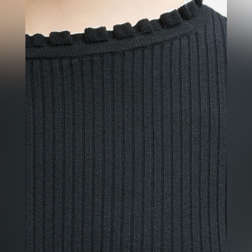 Marella Rica Ribbed Ruffle Trim Sweater - Picture 7 of 12